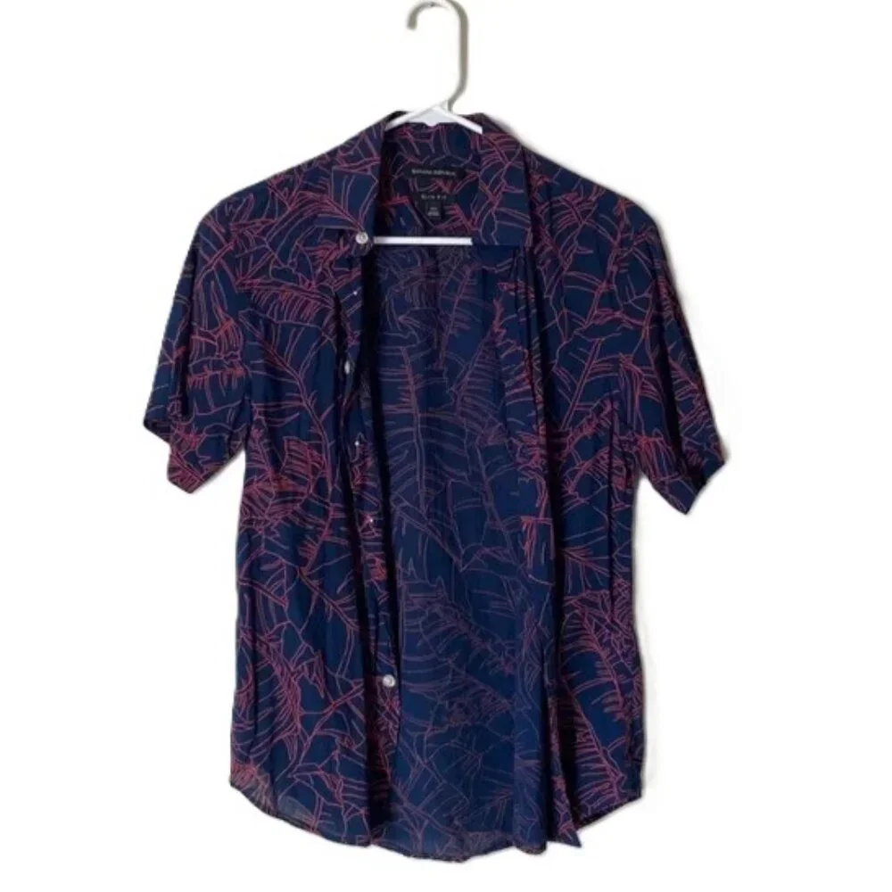 Banana Republic Slim Fit Short Sleeve Shirt sz.S